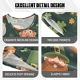 thumbnail image 4 of Beard Green Elf Pattern Summer Pajama Set Soft Cotton Short Sleeve Sleepwear 2PCS Pajama Sets Breathable Lounge Set Size 14Y, 4 of 7