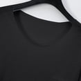 thumbnail image 4 of Chemise d'Exercice Décontractée pour Hommes, Couleur Unie, Manches Longues, Col Rond, Couche de Base, Évacuation de l'Humidité, 4 of 9