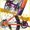 thumbnail image 3 of ICEELF Youth Mountain Bike, 20 24 26 Inch Kids Bike, 120-Sound Aluminum Wheel Hub, Front Suspension, Dual Disc Brakes, 3 of 9