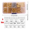 thumbnail image 4 of tamizeot 226 Pieces/Set Electric Guitar Metal Screw Kit Pickguard Pickup Mount Replacing Parts DIY Musical Screws Accessory Gold, 4 of 6