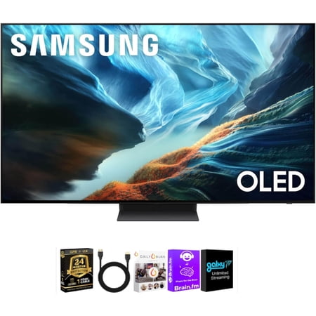 Samsung 83 Inch Class S90H Series 4K OLED Vision AI Smart Tizen TV with HDMI Cable, 24 Month CPS Warranty & Streaming Bundle, HDR Gaming TV, WiFi Entertainment Hub