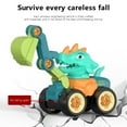 thumbnail image 4 of Toddler Dinosaur Monster Truck Toys Cars for 1 2 3+ Year Old Boys Girls, 4Pcs Pull Back Dinosaur Construction Truck Baby Toy Cars Excavator Christmas Gifts Birthday Gifts for 12 18 24 Month Kids, 4 of 9