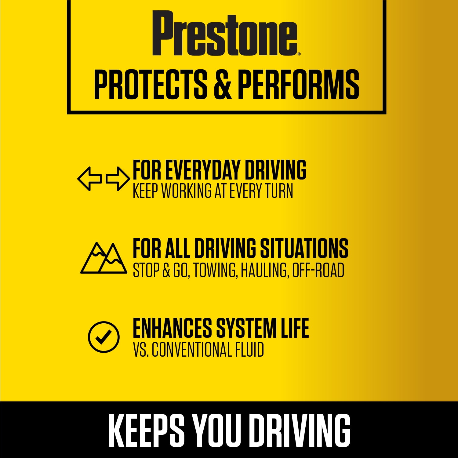 Prestone Power Universal Steering Fluid for Cars and Trucks - 32 fl oz - Anti-wear, 50,000 mile