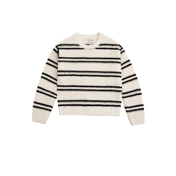 Planet Gold Girls Waffle Sweater, Sizes 4-16