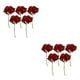 thumbnail image 3 of Wosthever Ramo artificial hecho a mano no tóxico exquisito de 5 piezas para ocasiones especiales Aspecto realista para bricolaje rojo Rojo brillante 2piezas, 3 of 6