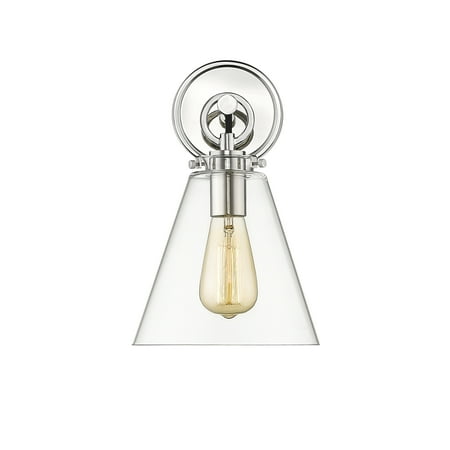 

1 Light Wall Sconce Frame Finish Polished Nickel