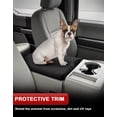 thumbnail image 5 of KBH Center Console Cover for Ford F150 Accessories 2015-2025, 2017-2025 F250 F350 F450 F550 with 40/20/40 Jump Seat, Armrest Box Protective Cover, Washable Fabric Black, 5 of 7