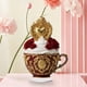 thumbnail image 1 of CaiYueKe Romantic Heart Teacup Acrylic Ornament Decorative Gift for Couples Valentine's Day Anniversary Wedding Home Decor Kitchen Desk Tabletop Decoration Love Present Souvenir Collectible, 1 of 9