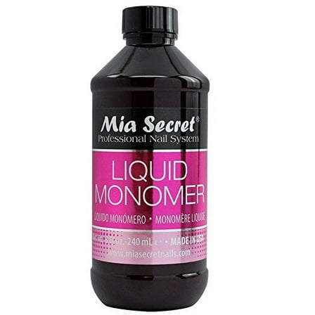 Mia Secret Liquid Monomer Professional Acrylic Nail System Care, 8 oz