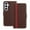 Brown, variant on Wallet Case for Samsung Galaxy A56 5G, Business PU Leather Magnetic Flip Folio Case with Card Slots Holder Kickstand Shockproof Protective Phone Case Cover for Samsung Galaxy A56 5G, Purple