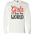thumbnail image 3 of Inktastic Girls Rule the World Long Sleeve T-Shirt, 3 of 5