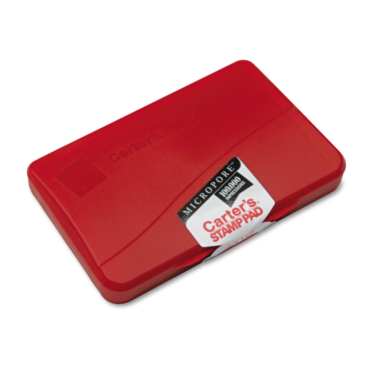 Carter's Micropore Stamp Pad, 4 1 4 x 2 3 4, Black by AVERY-DENNISON