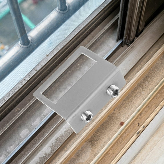 OUNONA Child Safety Window Limit Lock Sliding Window Lock PVC Keyed Locking Parents Bedroom 1Pack