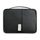 thumbnail image 1 of Porta pasaporte de viaje multifuncional grande, organizador de tarjetas, bolsa portátil para documentos, cosméticos y artículos de tocador, almacenamiento portátil con diseño de doble apertura para v, 1 of 6