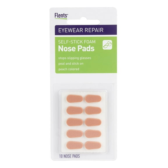 Flents Nose Pads Self-Stick Foam, Peach, 5 Pairs
