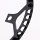 thumbnail image 4 of 170 mm MTB Mountain Road Bike Bielas y bielas + ancho estrecho 130BCD de cadena de una sola de forma redonda, 45T 47T 53T 56T 5 - Negro 53T 45T-58T Macarena Bielas de plato de bicicleta de carretera, 4 of 8