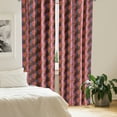 thumbnail image 2 of Ambesonne Abstract Curtains, Colorful Wavy Mosaic, Pair of 28"x84", Multicolor, 2 of 5