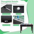 thumbnail image 4 of GYMAX 48” Foosball Table, Arcades Soccer Game Table for Multiplayer with 2 Balls, Score Keepers Wooden Competition Sized Foosball Table for Adults and Kids, 4 of 9
