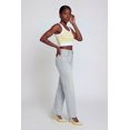 thumbnail image 3 of Women's Striped Ribbed Cropped Racerback Tank Top, 3 of 4