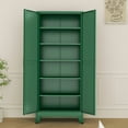 thumbnail image 5 of 74.8"H Metal Stoarge Cainbet with 2 Doors and 5 Adjuctable Shelves for Kitchen Pantry Home Office, 5 of 6