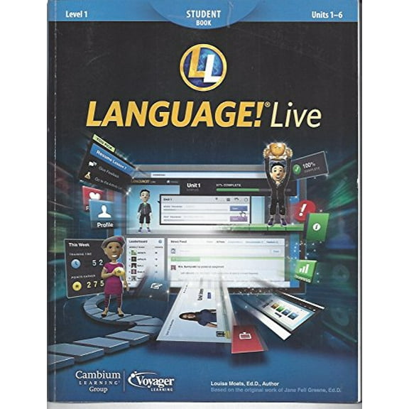 Pre-Owned LANGUAGE!Live Student Book Level 1 Units 1-6 Paperback Ed.D. Louisa Moats