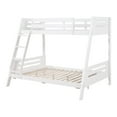 thumbnail image 2 of Furniture of America Bria Kids Solid Wood Twin-over-Full Bunk Bed, White, 2 of 9