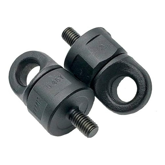 Adjustable Dumbbell Swivel Eye - 700lb Heavy Duty Steel Cable Attachment - Gym Quality Handle - Lifetime Warranty - 360° Rotation Fitness Equipment