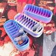 thumbnail image 6 of Diamond Art Storage Case with 10 Compartments | Diamond Art Pen Organizer & Functional Trays Kit, Portable Craft Accessories for Diamond Art Lovers, Blue, 6 of 9