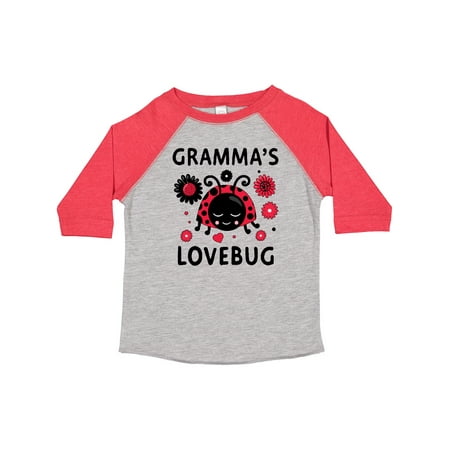 

Inktastic Valentine s Day Gramma s Lovebug Gift Toddler Boy or Toddler Girl T-Shirt