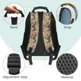 thumbnail image 5 of Yspwyqan Boys Baseball Backpack Lunchbox Set, Bass Fish Camo Backpack Set with Lunch Box and Water Bottle Bag, 17 Inch Adjustable Straps Large Capacity Daypack for Middle School Travel, 5 of 7