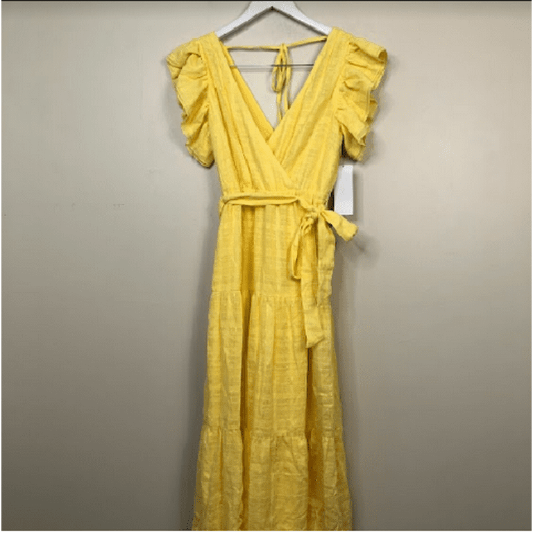 Maggy london yellow dress sale