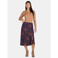 thumbnail image 3 of Time and Tru Women's Midi Slip Skirt, 2 Pack, Sizes XS-XXXL, 3 of 7