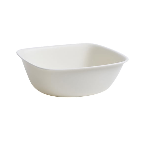 Falleo Clearance Household Plastic Wash Basin Dormitory Cute Square Laundry Basin Washbasin for Dishing Small White