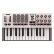 Akai Professional MPK Mini 4 25-Key MIDI Keyboard Controller Grey with Headphones Package