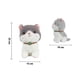 thumbnail image 4 of Gatito De Peluche Gris Con Collar Tierno Importadora La Merced Felpa Suave Hipoalergénica, 4 of 4