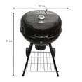 thumbnail image 3 of Asador Expert Grill de Carbón Redondo de 56 cm Negro, 3 of 4