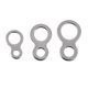 thumbnail image 2 of 100Pc 8 Anillos de material acero Inoxidable de Resistencia Anzuelos S / M Cola Gancho de anillo de pesca 100pcs, 2 of 7