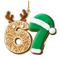 thumbnail image 2 of WKSCLPAI Funny 67 Ornament - New 67 Gingerbread Christmas Ornaments 2025, Meme Humor Hanging Decorations for Xmas Tree, Unique Christmas 67 Meme Gifts, 2 of 5