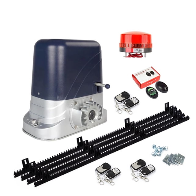 Heavy Duty Cantilever Timber & Steel Sliding Gate's Motor Opener Closer Engine With 4M Strong Gear Nylon Racks Controller ,Easy to Install