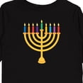 thumbnail image 4 of Inktastic Hanukkah Menorah Candles Boys or Girls Long Sleeve Toddler T-Shirt, 4 of 5