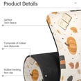 thumbnail image 4 of Yayeee Faucet Mat for Kitchen Sink 14.7" Diatomite Long Splash Guard Pad, Beige Fall Pumpkin, 2 Pack, 4 of 7