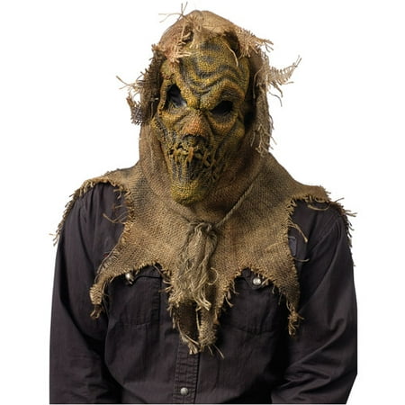 Scarecrow Gunny Sack Natural Mask Adult Halloween Accessory