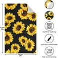 thumbnail image 3 of Dreamtimes Sunflower Watercolor Kitchen Towels Set of 4 Dishcloths Hand Towels Tea Towels Ultra Absorbent for Cleaning Washing Drying Dishes Tableware 28'' x 18'', 3 of 7