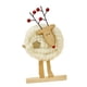 thumbnail image 3 of Decoraciones de mesa navideñas, decoración rústica de escritorio, adornos de fieltro de madera, granja para regalo de Navidad, estante de vacaciones, Estilo D, 3 of 8