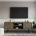 thumbnail image 2 of Simpli Home Lowry 63" Solid Acacia Wood TV Media Stand in Gray, 2 of 8