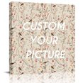 thumbnail image 2 of Flowers Birds Wall Art Painting on Canvas, Country Retro Botanical Floral Branches Canvas Art Home Prints Wall Art Framed Modern Artwork for Living Room Bedroom Wall Decor 12x12in, 2 of 9