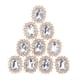 thumbnail image 1 of 10 Uds de Adornos de imitación Macarena para Joyería de boda, plata, 1 of 8