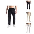 thumbnail image 1 of Sweatpants for Men 2025 Smooth Rib Straight Leg Loose Fit Drawstring Joggers with Pockets Mens Casual Pants Trousers, 1 of 5