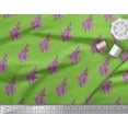 thumbnail image 3 of Soimoi Green Cotton Voile Fabric Madhabilata Floral Printed Fabric 1 Yard 42 Inch Wide, 3 of 3