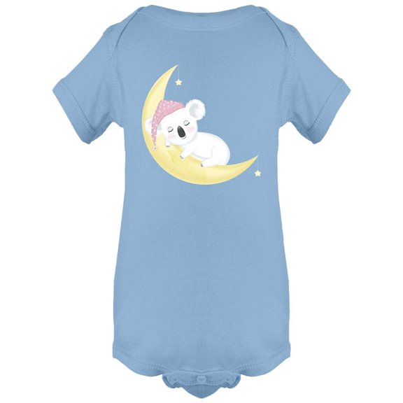 Cute Baby Koala Sleeping Graphic Bodysuit Infant -Image by Shutterstock,  6 Months